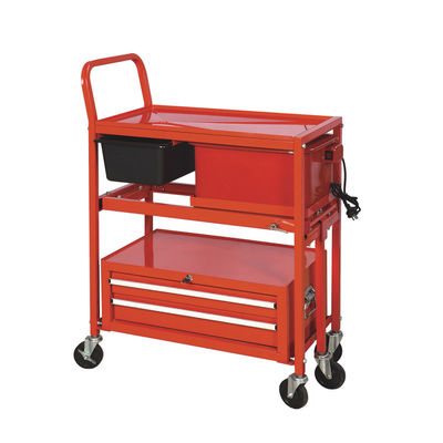 YD43-001 Combo Cleaning Table: 14-Gauge Steel, 3.5Gal Washer, for Auto/Machinery/Agri Maintenance