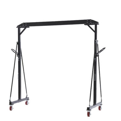YD48-001 1Ton Adjustable Gantry Crane: 2.4-3.6m Ht, Wheels, for Shops/Warehouses/Sites