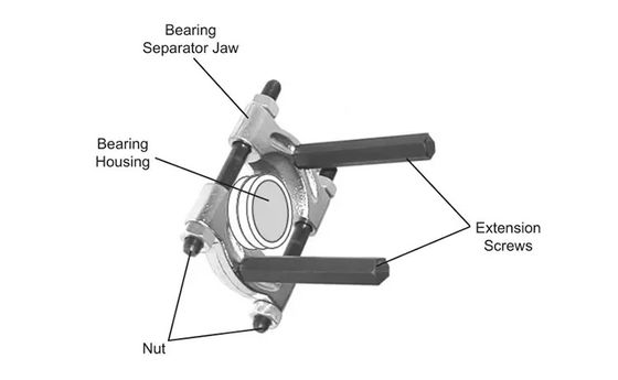 tipo ferramenta da barra 14Pcs de extrator longa do cubo do rolamento de roda da maxila