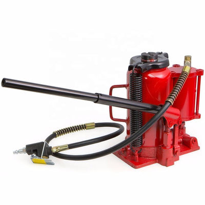 32 vermelhos Ton Ram Saddle Air Operated Bottle Jack Steel Material