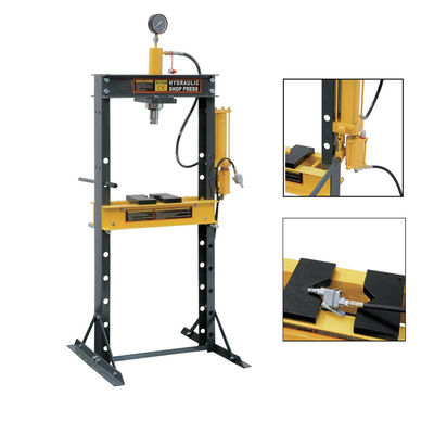 12-Tonne Hydraulic Floor Press Auto Heavy Part Repair + Accurate Oil Gauge