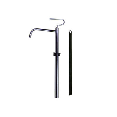 YD51-004B Manual Drum Pump: 6.5L/min, 200Gal, Chrome Steel, for Shops/Garages/Farms