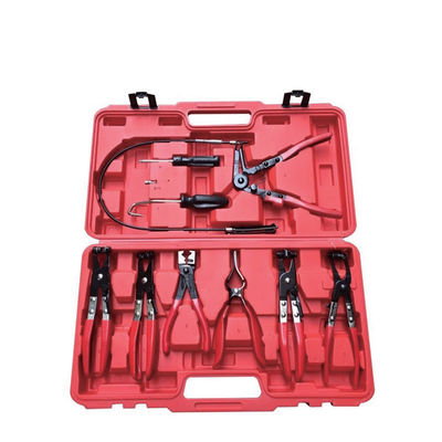 9PC Hose Clamp Pliers Set: Long Reach, Durable for Auto & Mechanical Hose Repairs