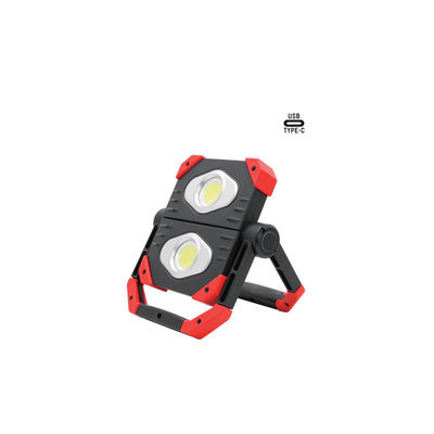Aluminum Foldable Flood Light (2000lm, Power Bank) – for Construction, Camping, Auto Repair