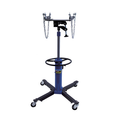 0.5T 820-1768mm Jack de transmissão de piso plataforma ajustável + cadeias para reparação de carros / SUV